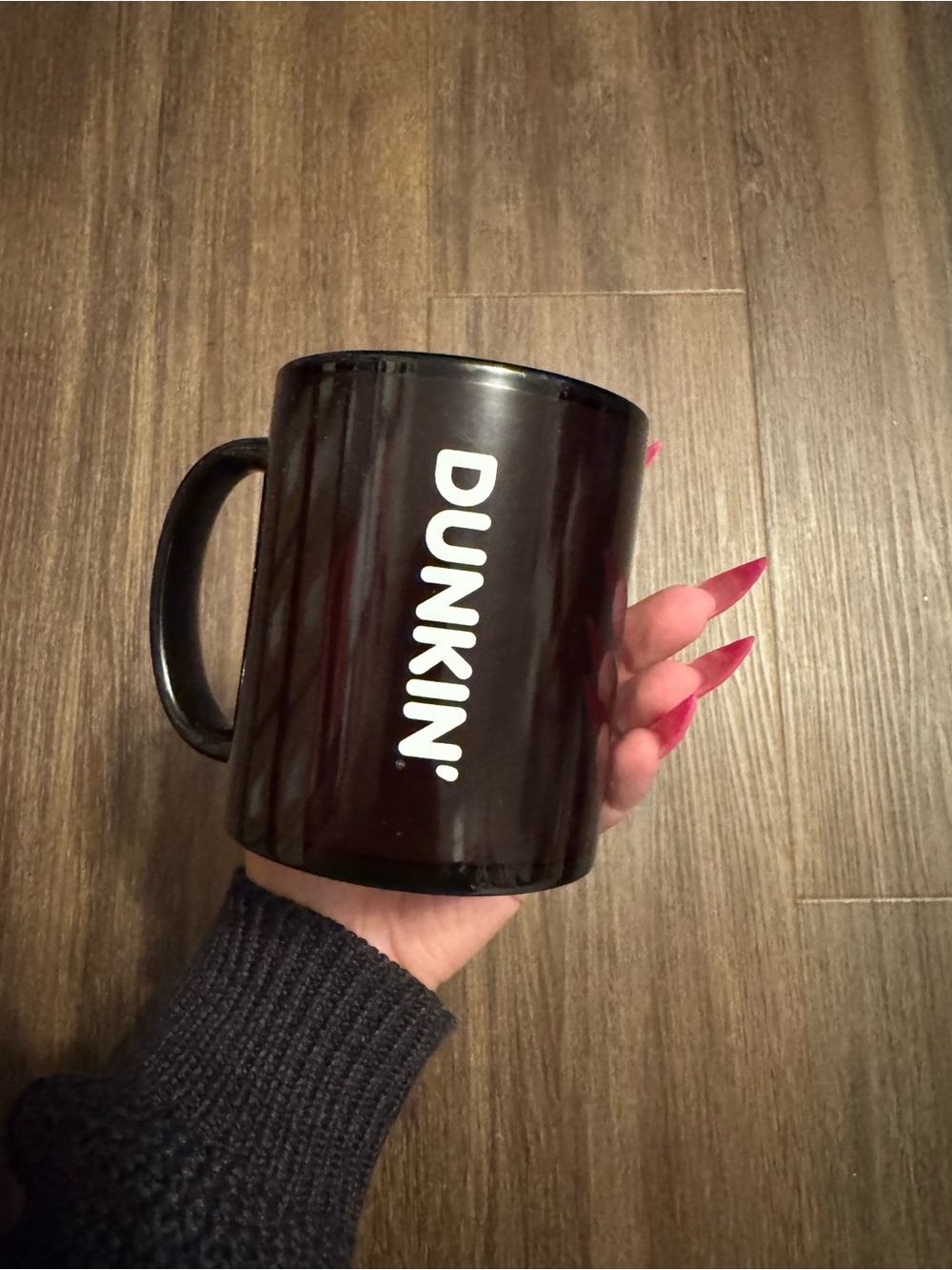 Entering Salem Dunkin black ceramic mug - Picture 2 of 4